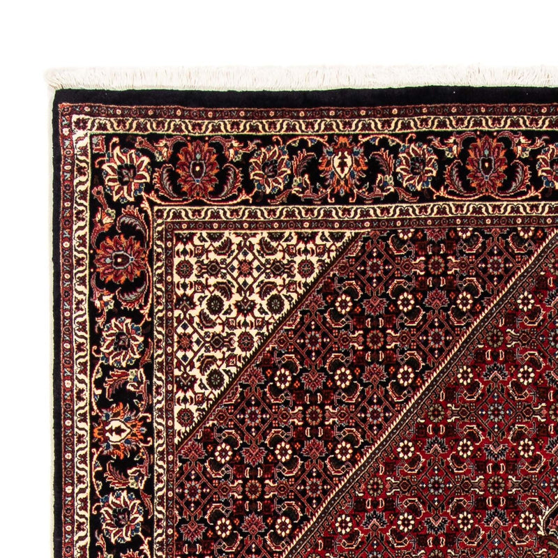 Tapis persan - Bidjar - 240 x 166 cm - rouge foncé
