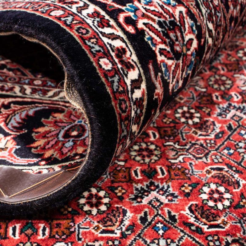Tapis persan - Bidjar - 240 x 166 cm - rouge foncé