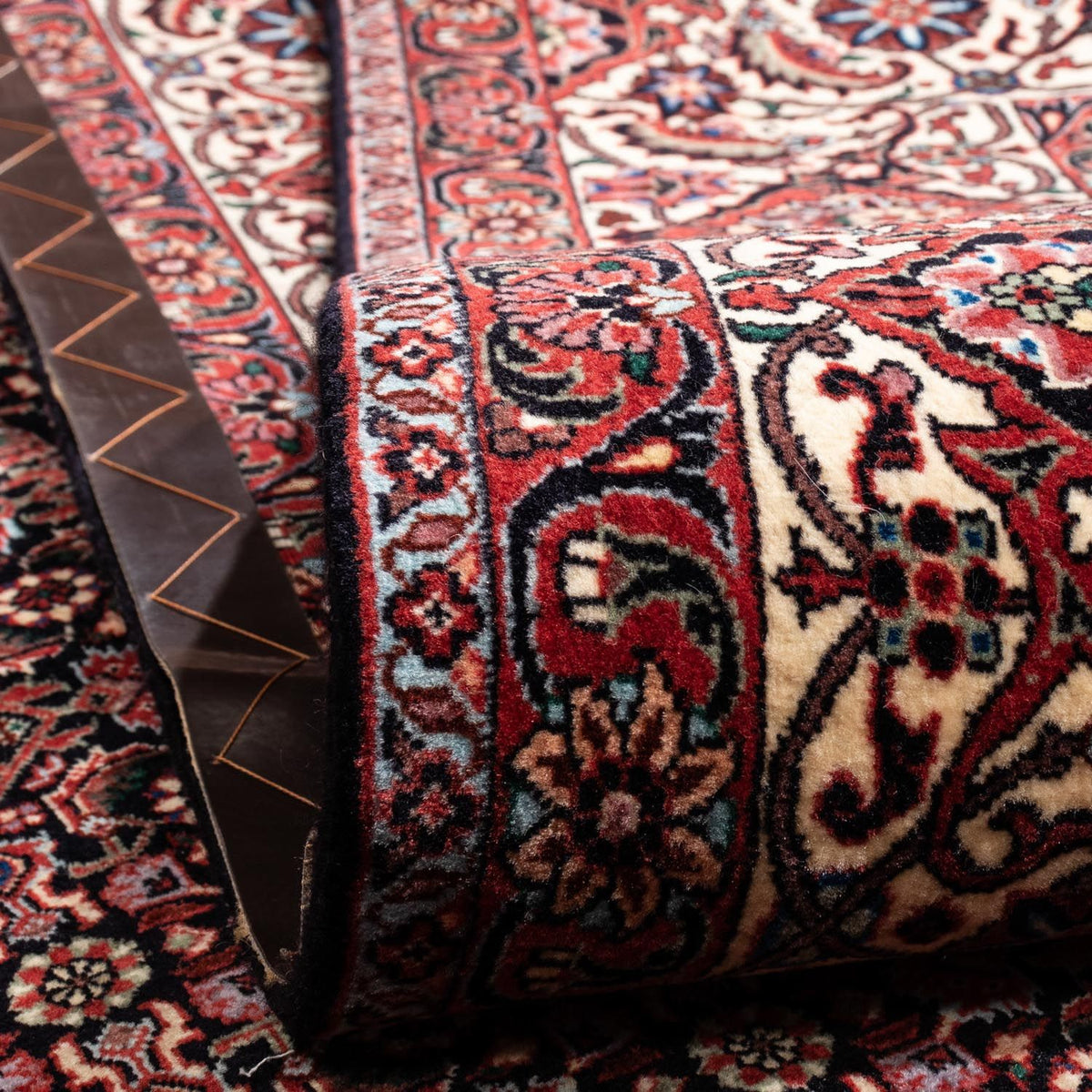Tapis persan - Bidjar - 346 x 250 cm - rouge foncé