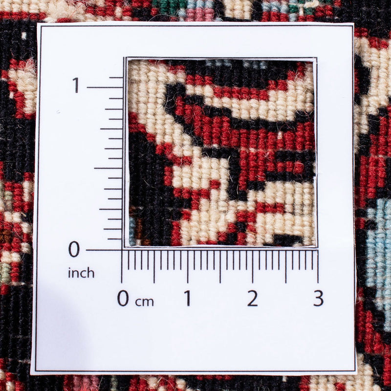 Tapis persan - Bidjar - 303 x 250 cm - rouge foncé