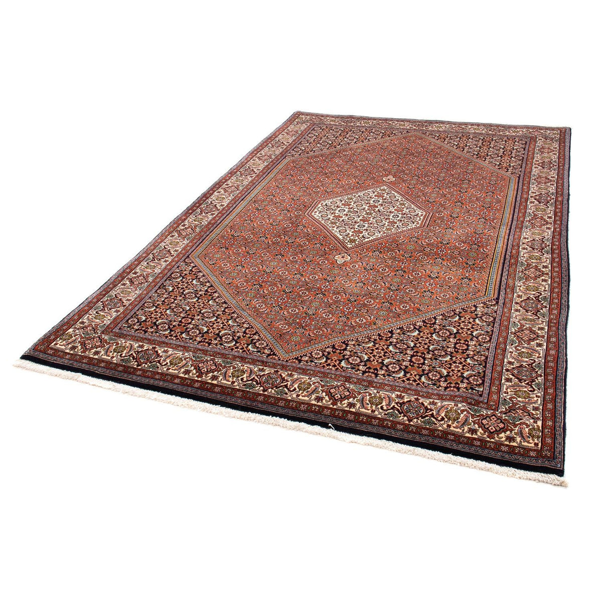 Tapis persan - Bidjar - 245 x 167 cm - marron
