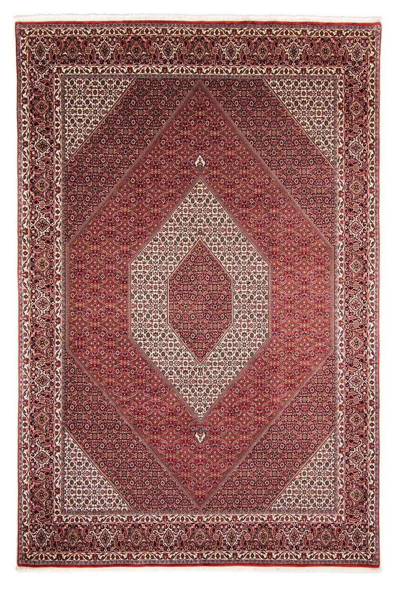 Tapis persan - Bidjar - 357 x 250 cm - rouge clair