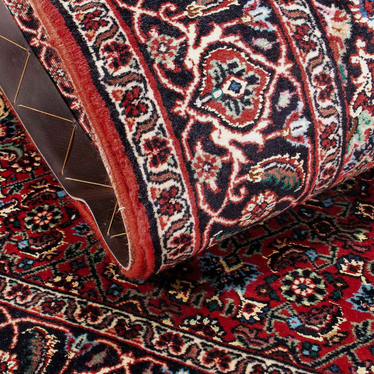 Tapis persan - Bidjar - 172 x 110 cm - rouge clair