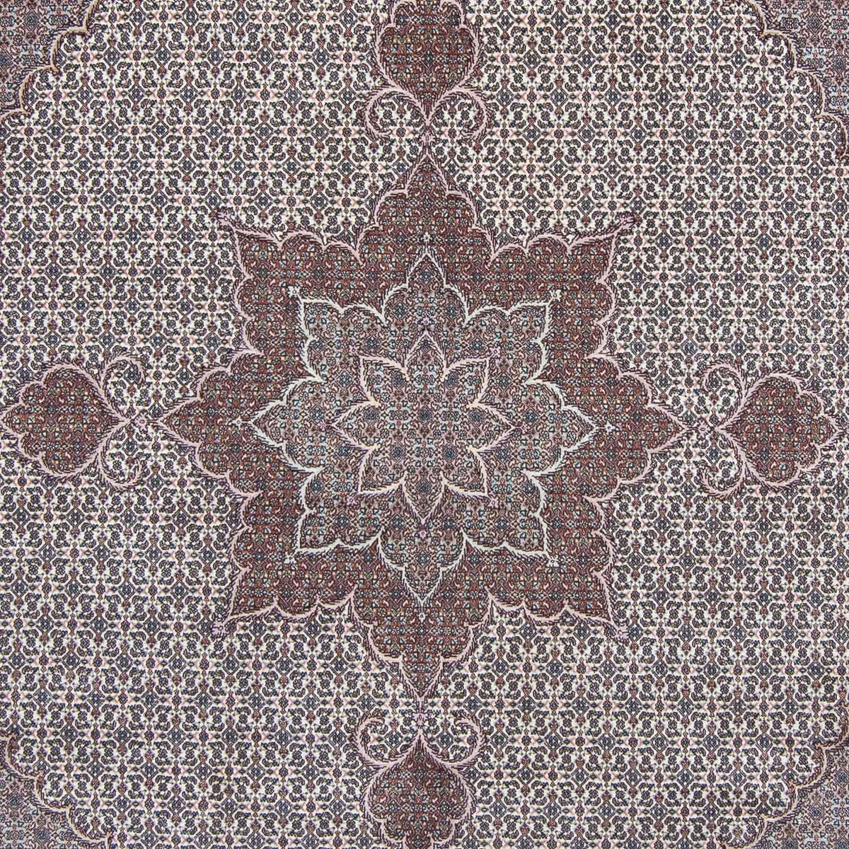 Tapis persan - Tabriz carré  - 258 x 252 cm - gris