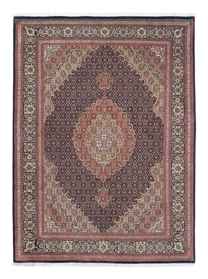 Tapis persan - Tabriz - 205 x 154 cm - marron foncé