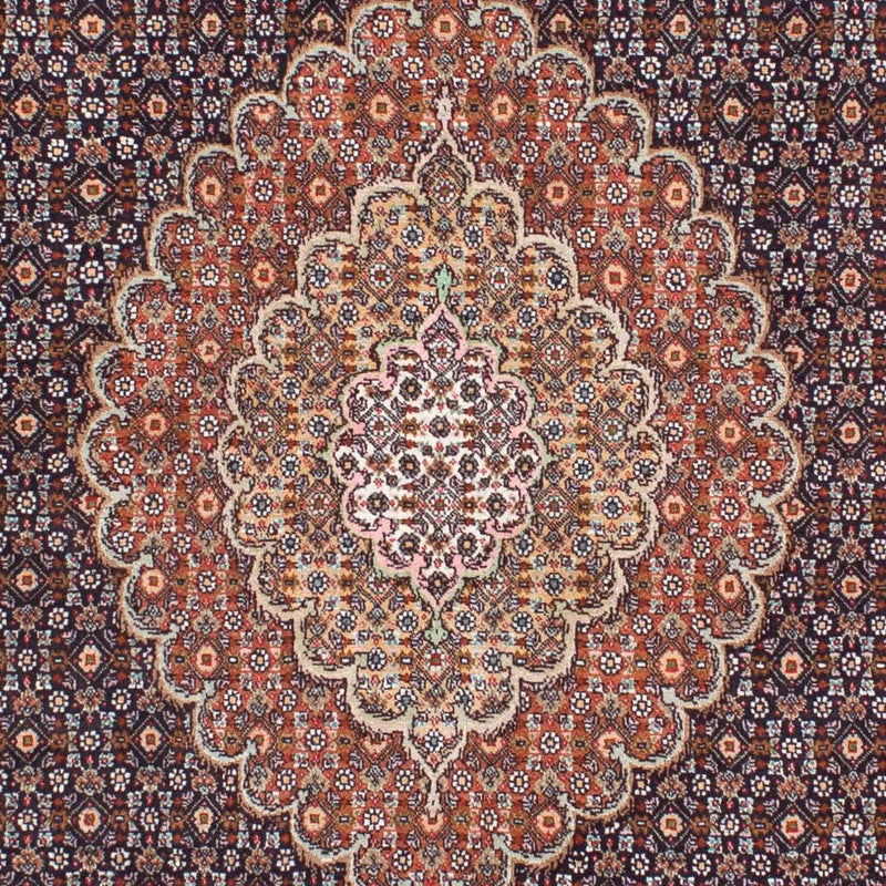 Tapis persan - Tabriz - 205 x 154 cm - marron foncé