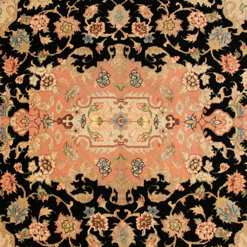 Tapis persan - Tabriz - Royal - 150 x 100 cm - bleu foncé