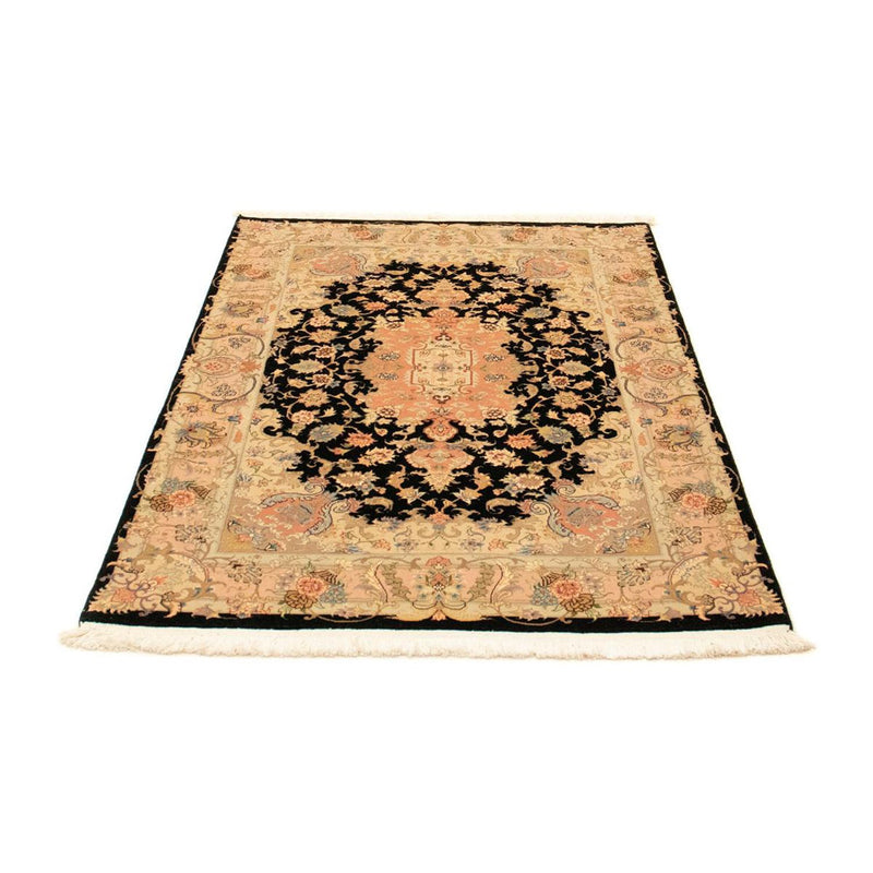 Tapis persan - Tabriz - Royal - 150 x 100 cm - bleu foncé