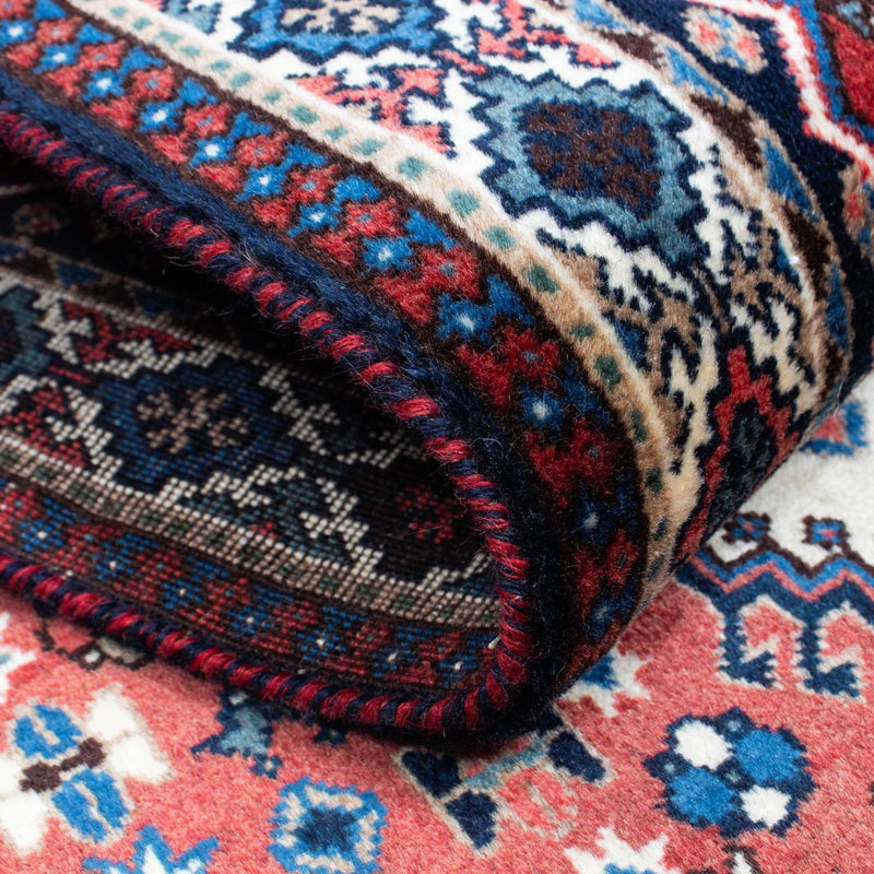 Tapis de couloir Tapis persan - Nomadic - 382 x 83 cm - rouge foncé