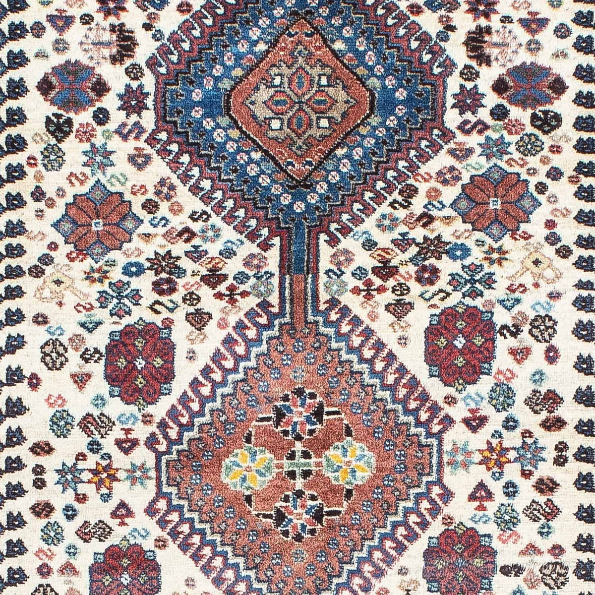 Tapis de couloir Tapis persan - Nomadic - 202 x 85 cm - beige
