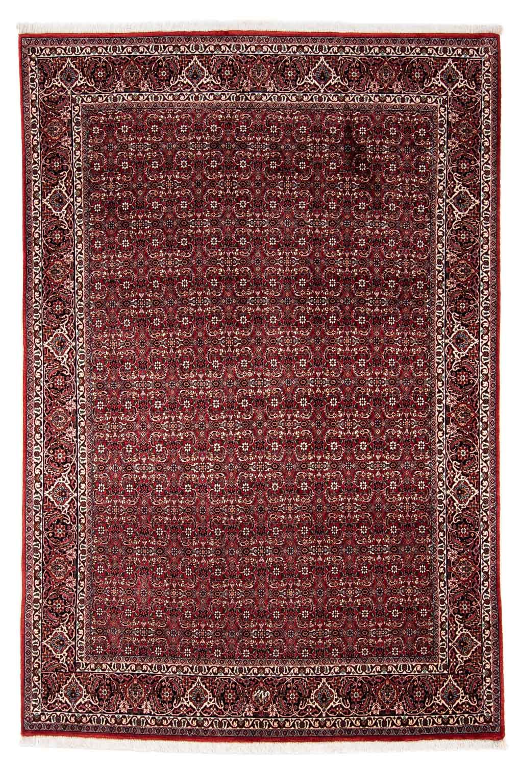 Tapis persan - Bidjar - 240 x 168 cm - rouge foncé