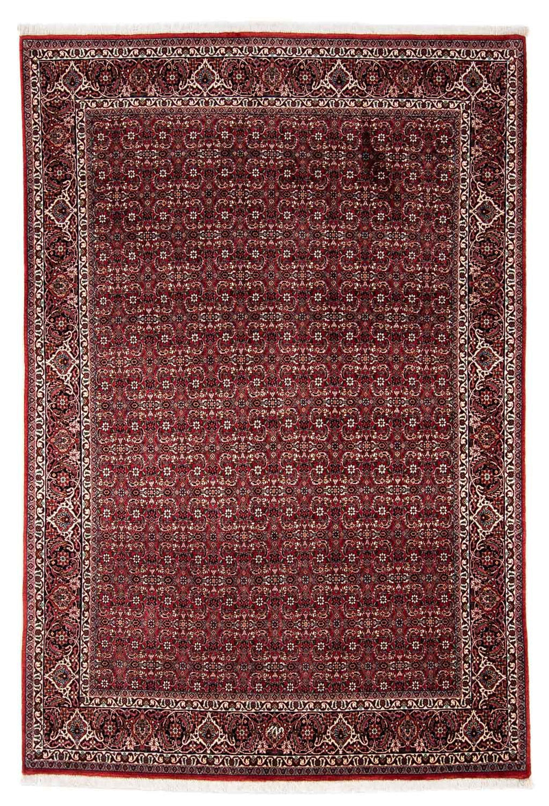 Tapis persan - Bidjar - 240 x 168 cm - rouge foncé