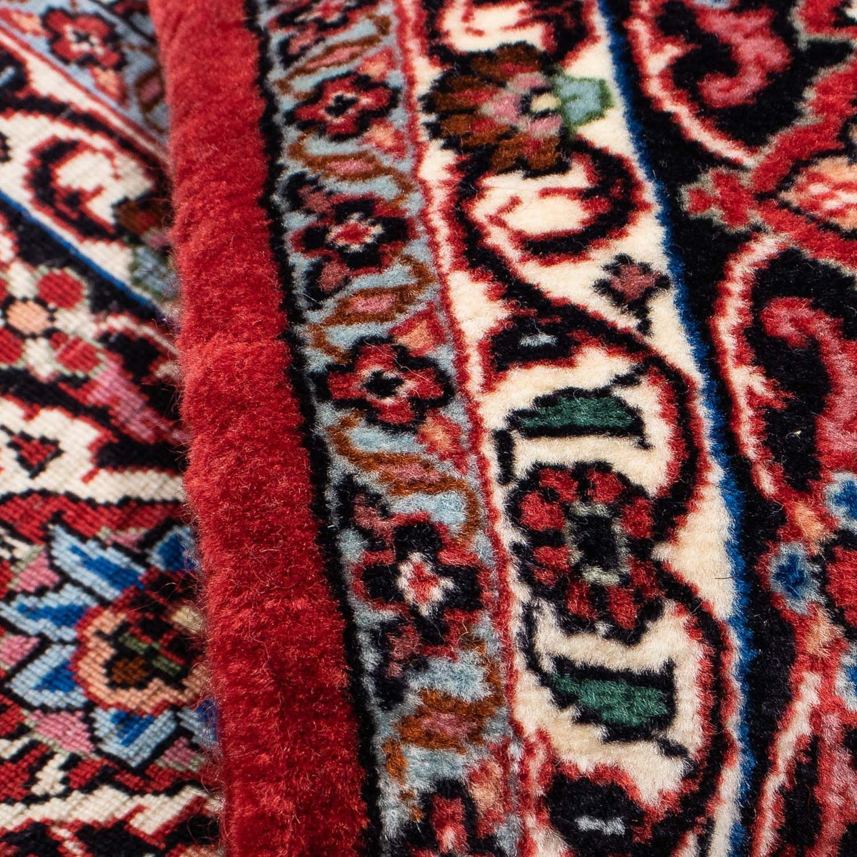 Tapis persan - Bidjar - 240 x 168 cm - rouge foncé