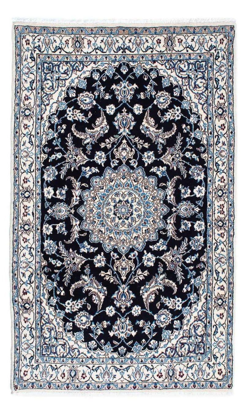 Tapis de couloir Tapis persan - Nain - Royal - 174 x 106 cm - beige