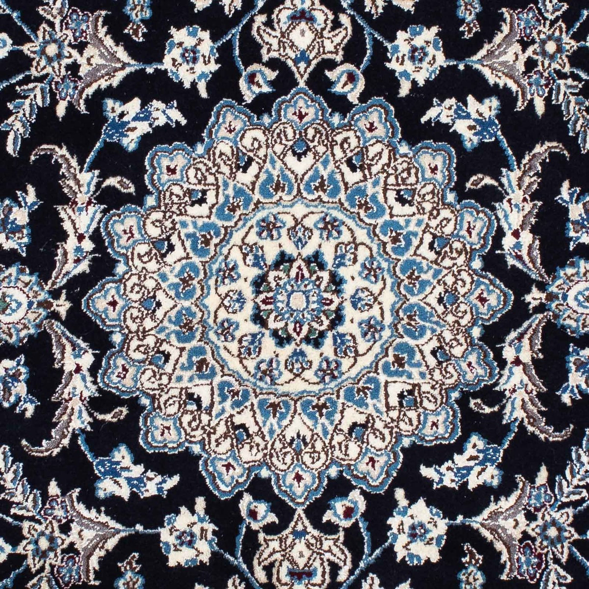 Tapis de couloir Tapis persan - Nain - Royal - 174 x 106 cm - beige