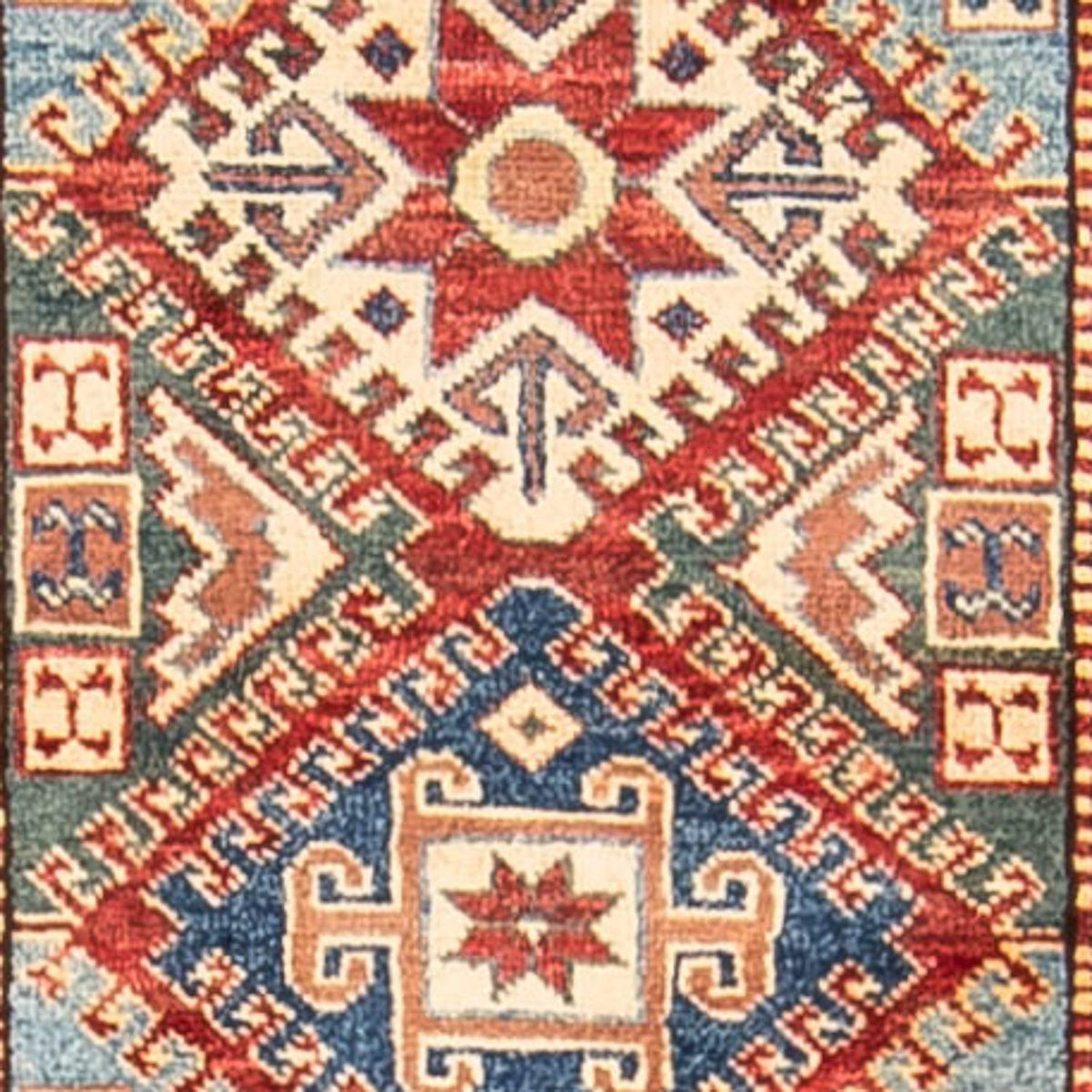 Tapis de couloir Tapis Ziegler - Kazak - 310 x 74 cm - multicolore