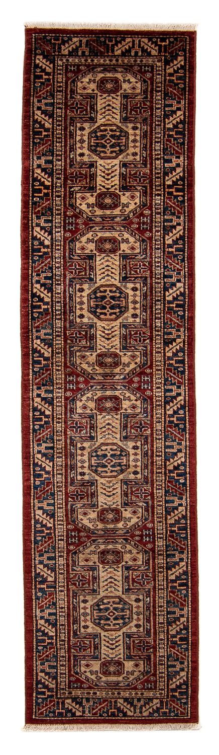 Tapis de couloir Tapis Ziegler - Kazak - 281 x 62 cm - rouge foncé