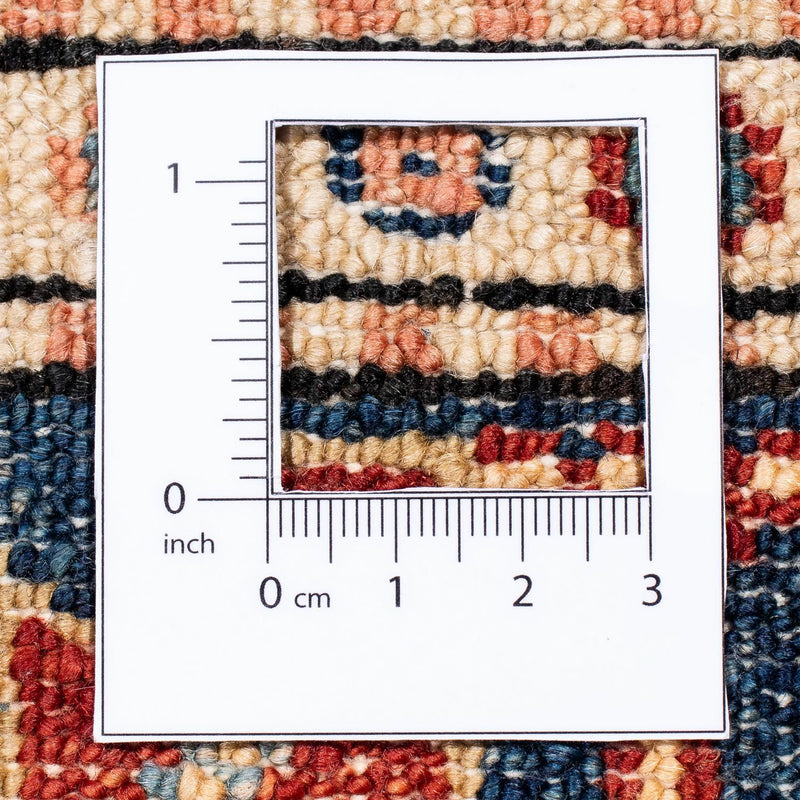 Tapis de couloir Tapis Ziegler - Kazak - 281 x 62 cm - rouge foncé