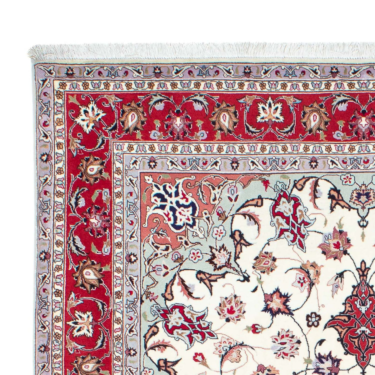 Tapis persan - Tabriz - Royal - 200 x 154 cm - beige