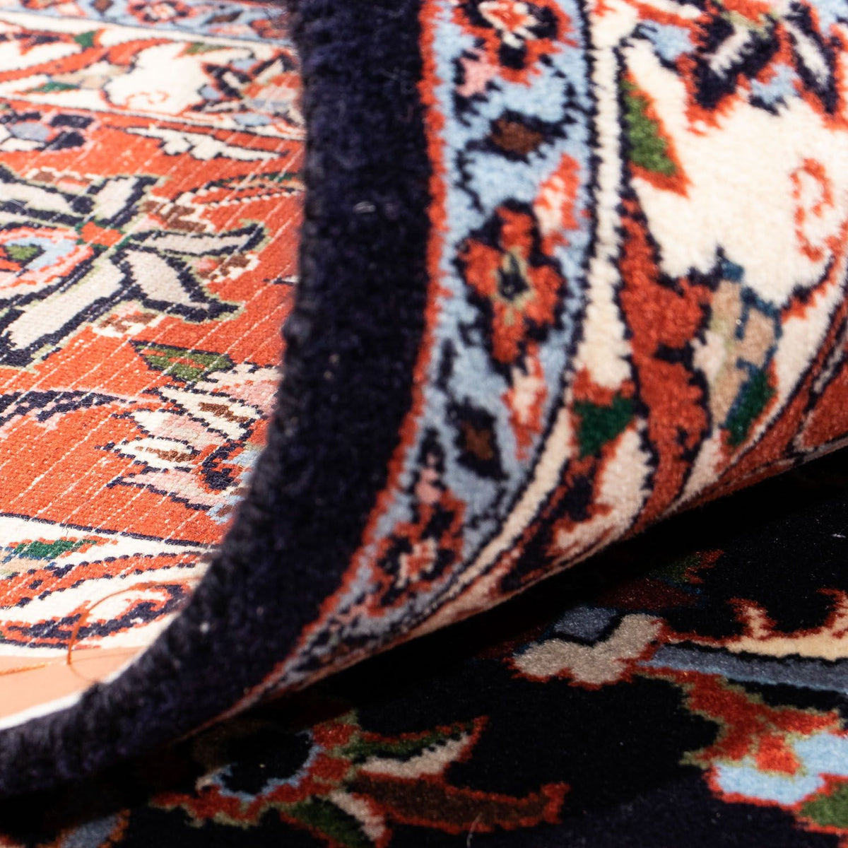 Tapis persan - Bidjar - 350 x 243 cm - bleu foncé