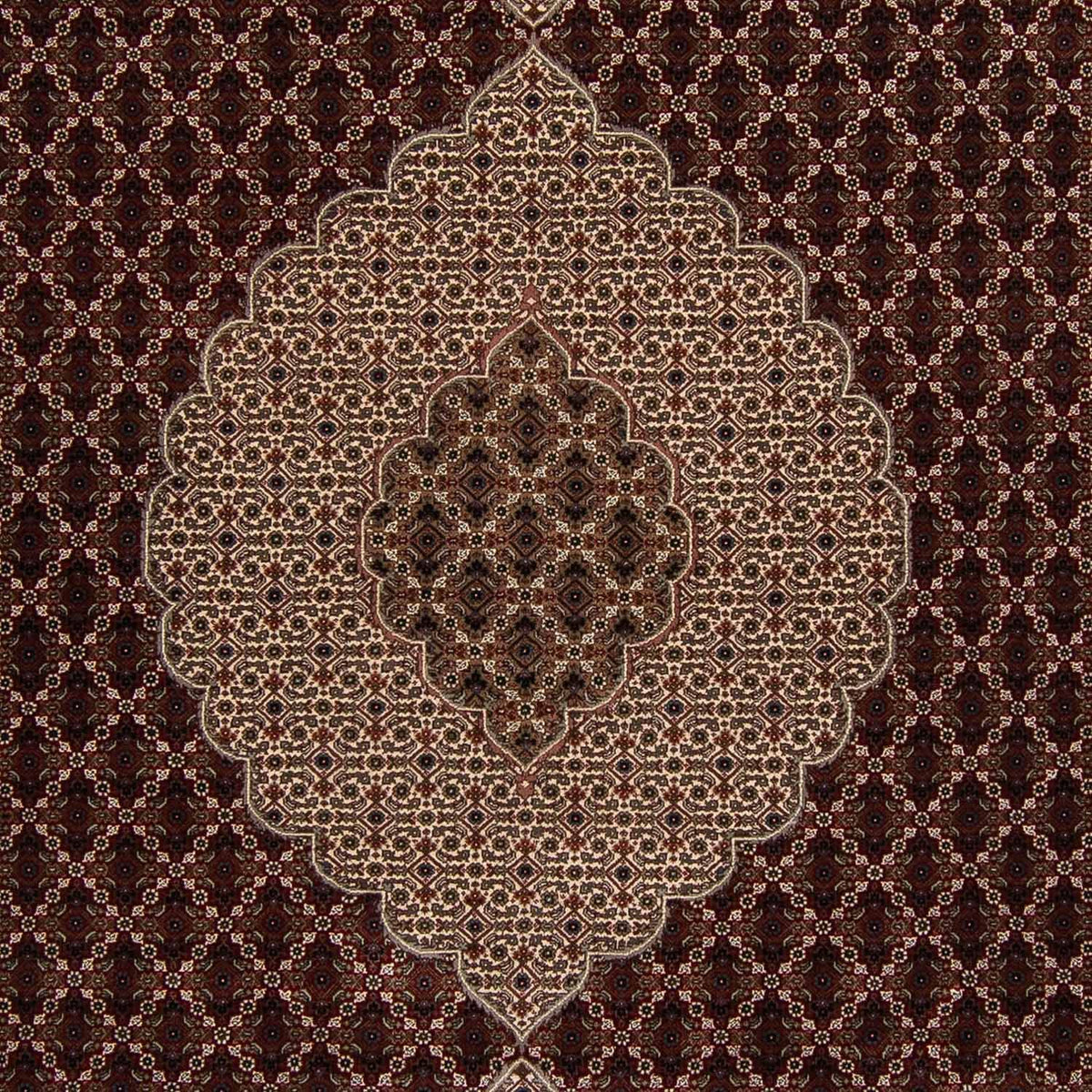 Tapis persan - Bidjar - 339 x 253 cm - marron
