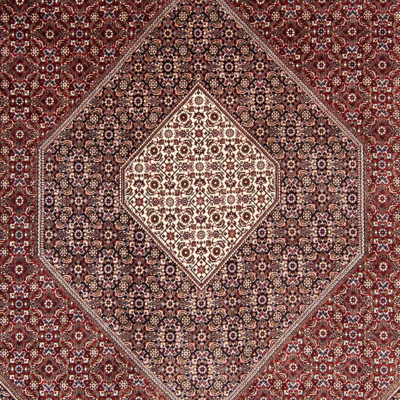 Tapis persan - Bidjar - 350 x 251 cm - rouge foncé