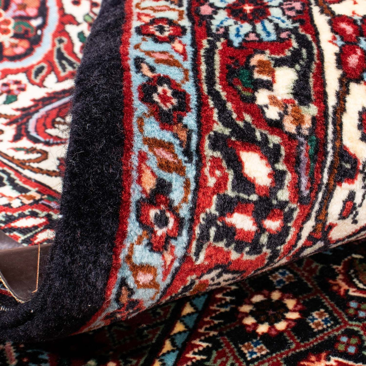 Tapis persan - Bidjar - 350 x 251 cm - rouge foncé