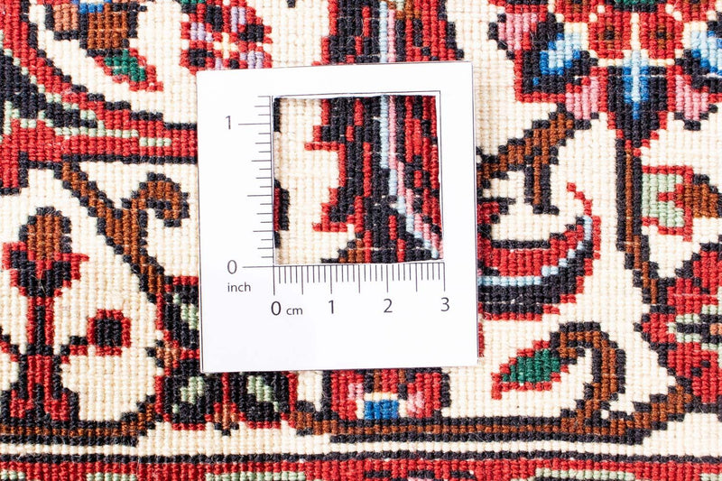 Tapis persan - Bidjar - 350 x 251 cm - rouge foncé