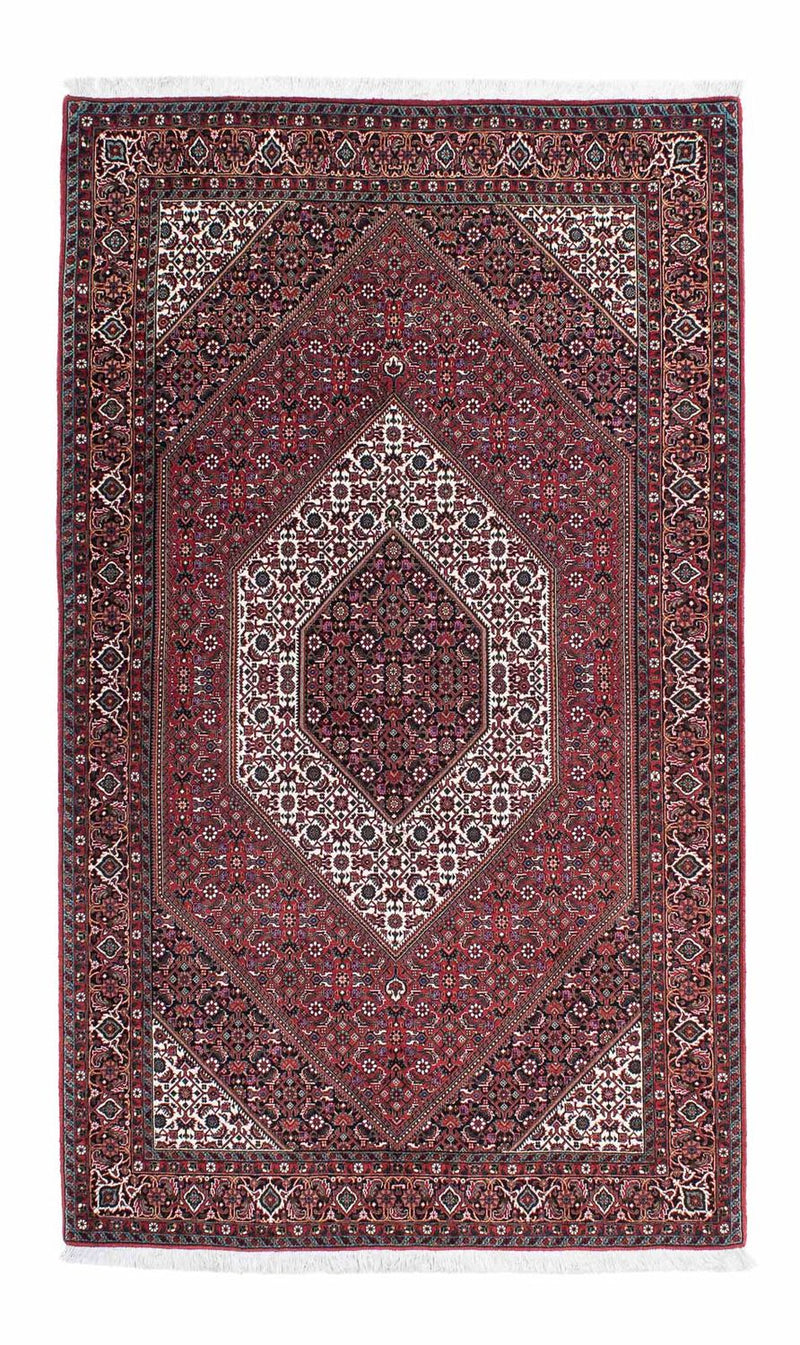 Tapis persan - Bidjar - 210 x 131 cm - rouge clair