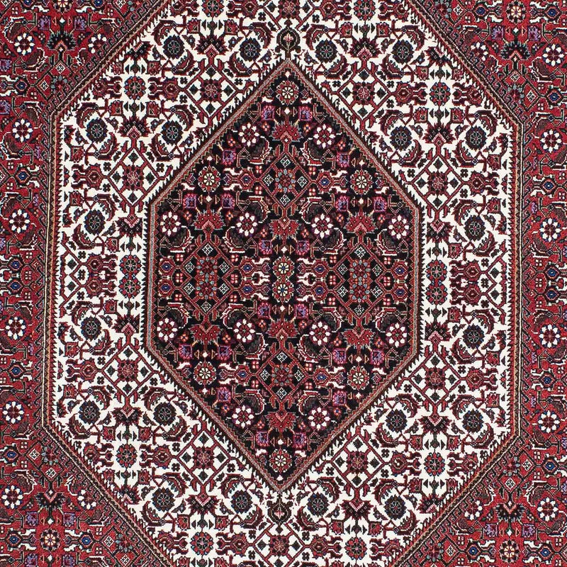 Tapis persan - Bidjar - 210 x 131 cm - rouge clair