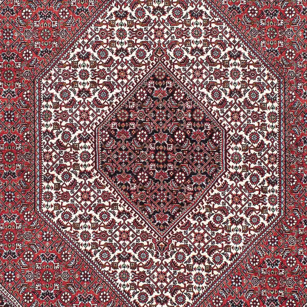 Tapis persan - Bidjar - 220 x 142 cm - rouge