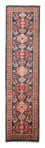 Tapis de couloir Tapis Ziegler - Kazak - 298 x 78 cm - bleu