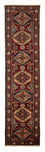 Tapis de couloir Tapis Ziegler - Kazak - 302 x 77 cm - rouge foncé