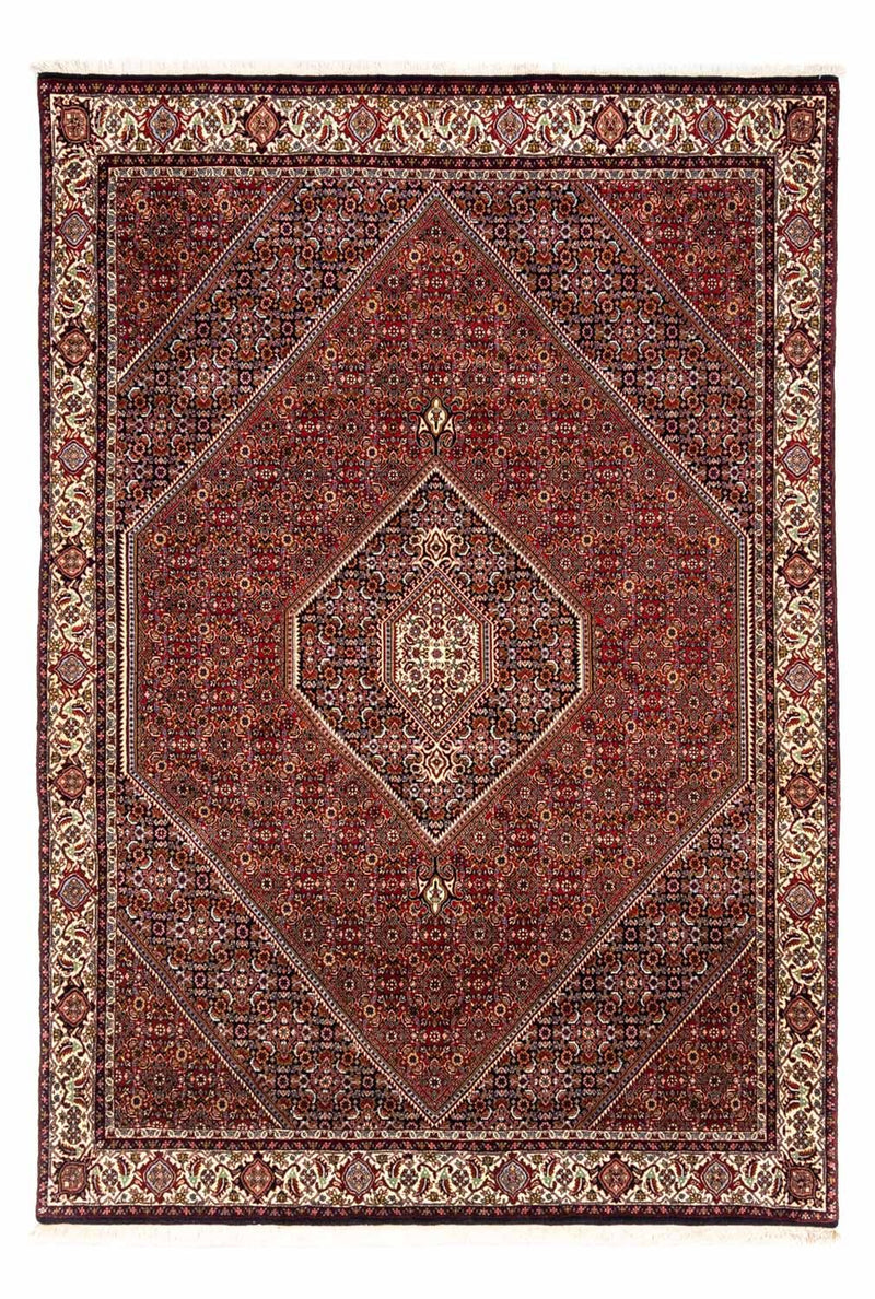 Tapis persan - Bidjar - 280 x 191 cm - rouge