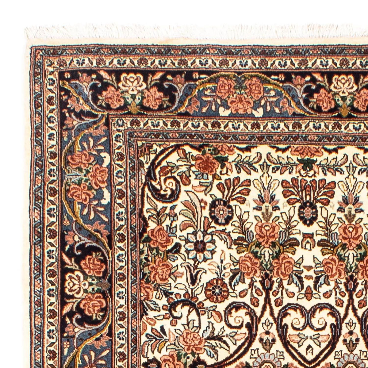 Tapis de couloir Tapis persan - Bidjar - 228 x 122 cm - beige