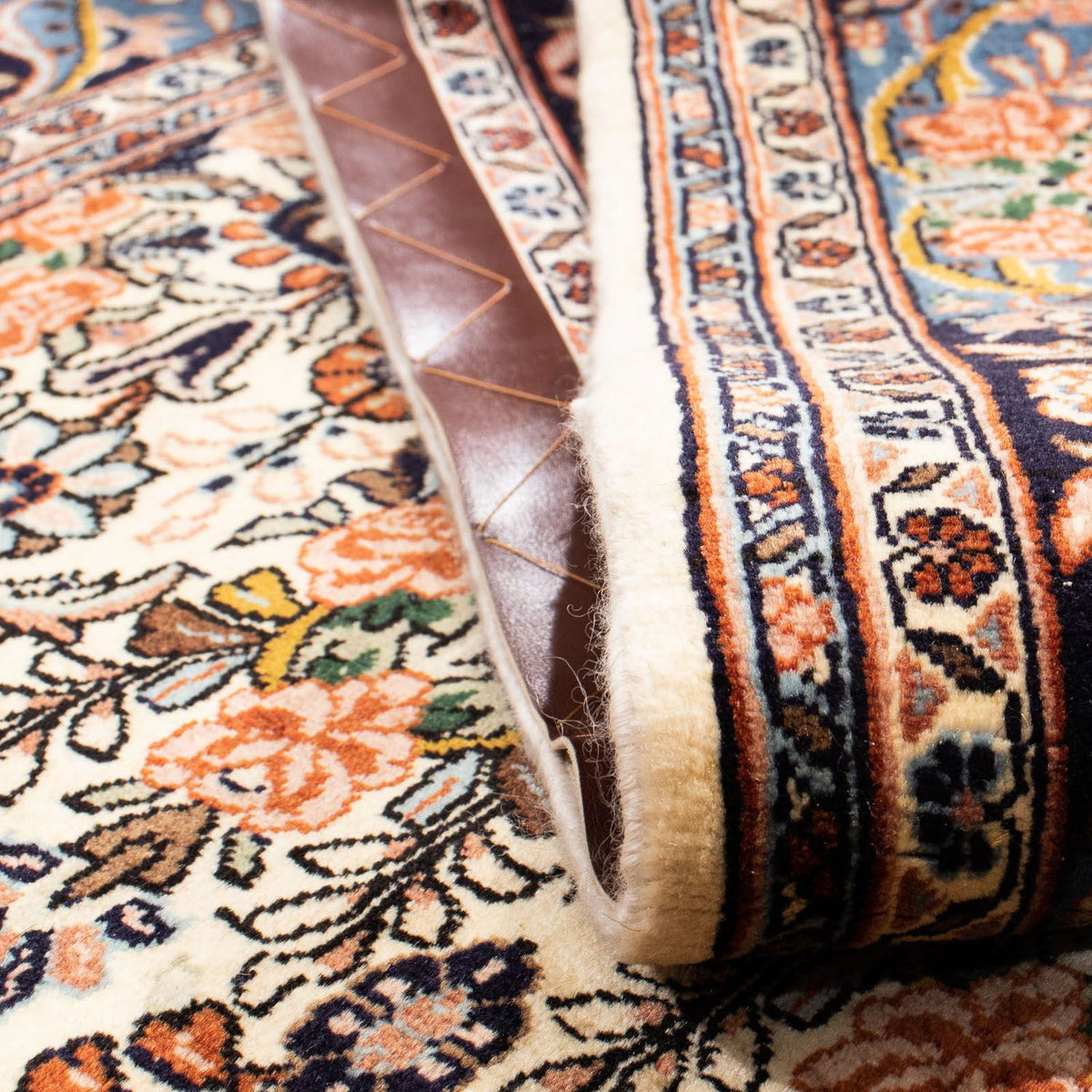 Tapis de couloir Tapis persan - Bidjar - 228 x 122 cm - beige