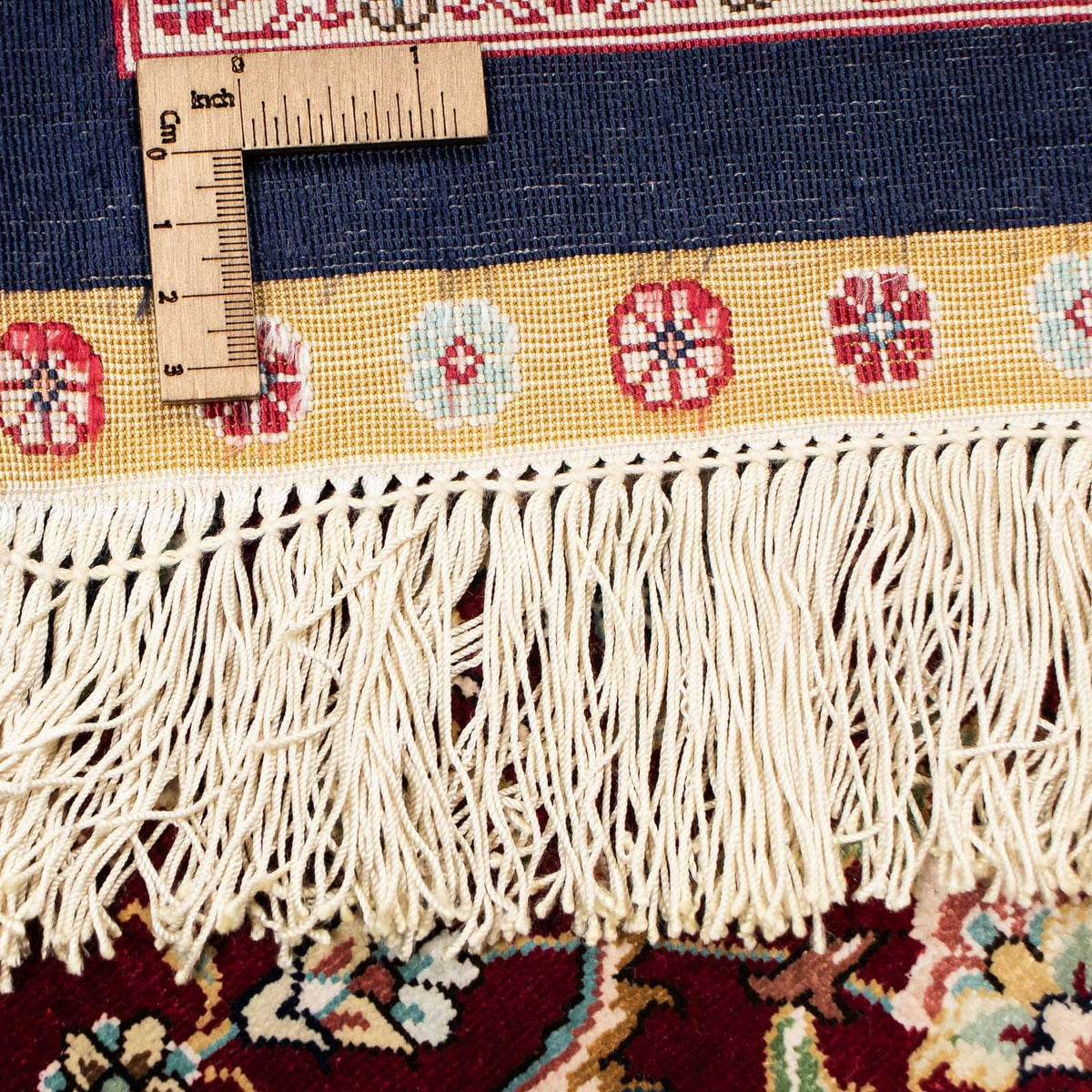 Tapis oriental - Hereke - 370 x 276 cm - rouge foncé