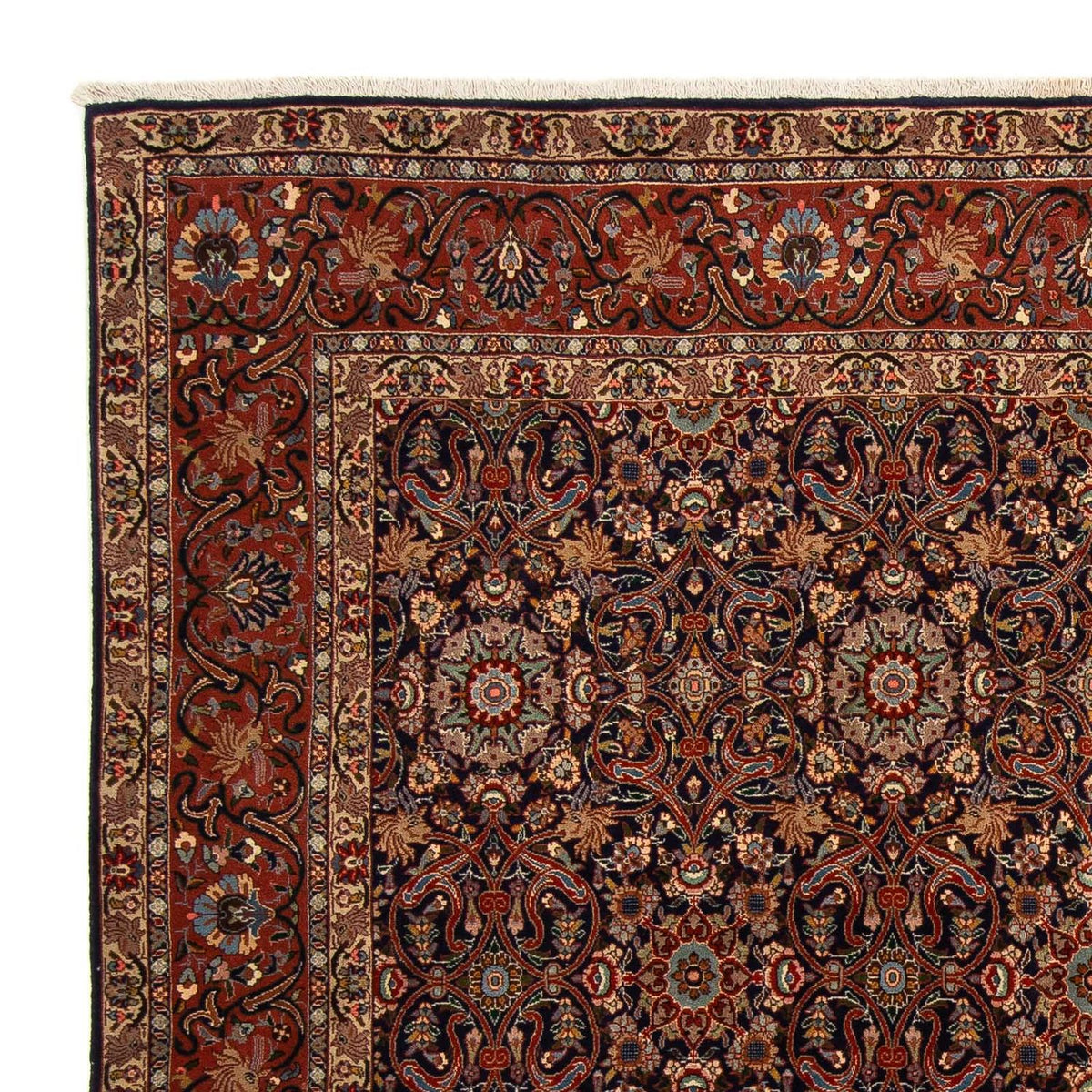 Tapis persan - Bidjar carré  - 205 x 200 cm - marron