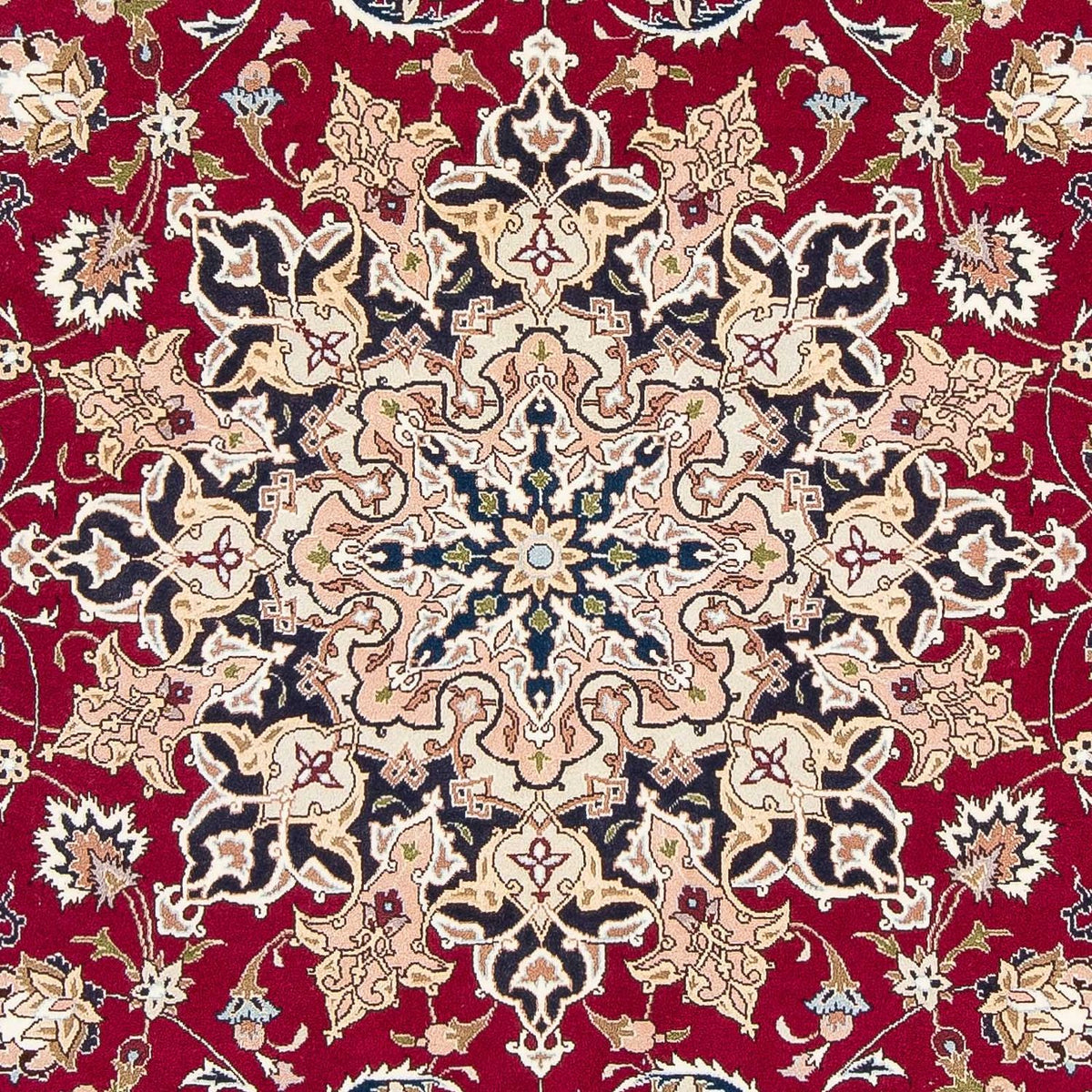 Tapis persan - Tabriz - Royal - 293 x 202 cm - rouge foncé