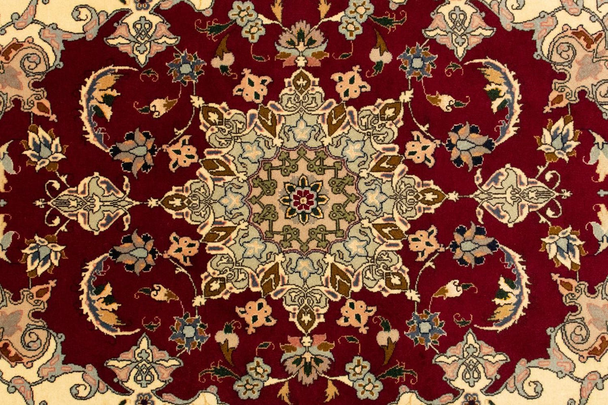 Tapis persan - Tabriz - Royal - 146 x 100 cm - rouge