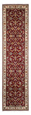 Tapis de couloir Tapis persan - Tabriz - Royal - 322 x 85 cm - rouge foncé