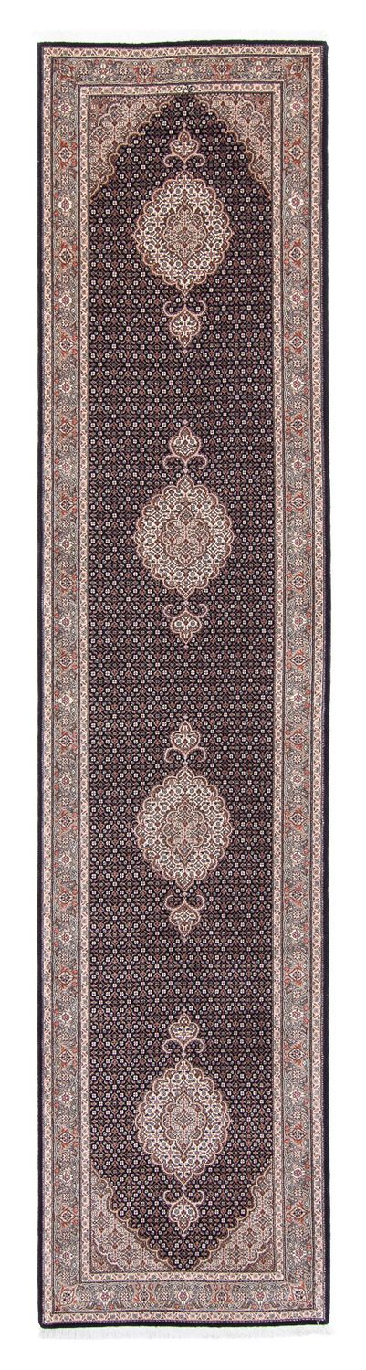 Tapis de couloir Tapis persan - Tabriz - 387 x 82 cm - multicolore