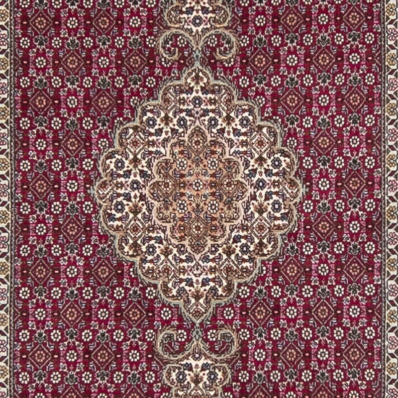 Tapis de couloir Tapis persan - Tabriz - 343 x 82 cm - rouge foncé