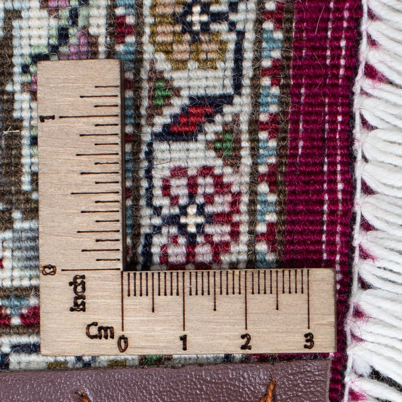 Tapis de couloir Tapis persan - Tabriz - 343 x 82 cm - rouge foncé