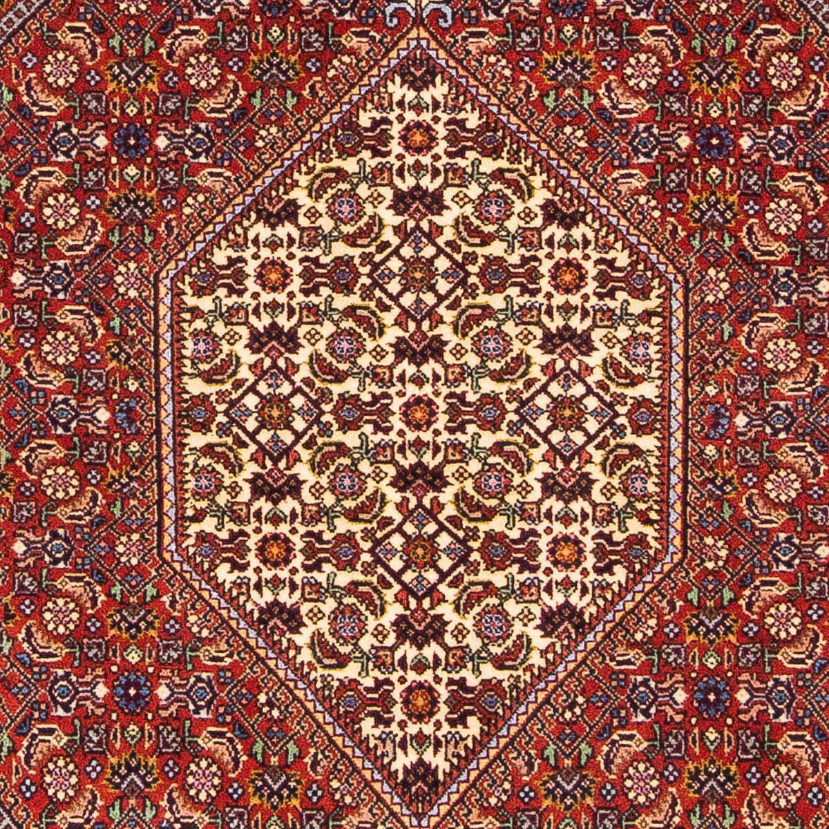 Tapis persan - Bidjar - 168 x 108 cm - bleu foncé