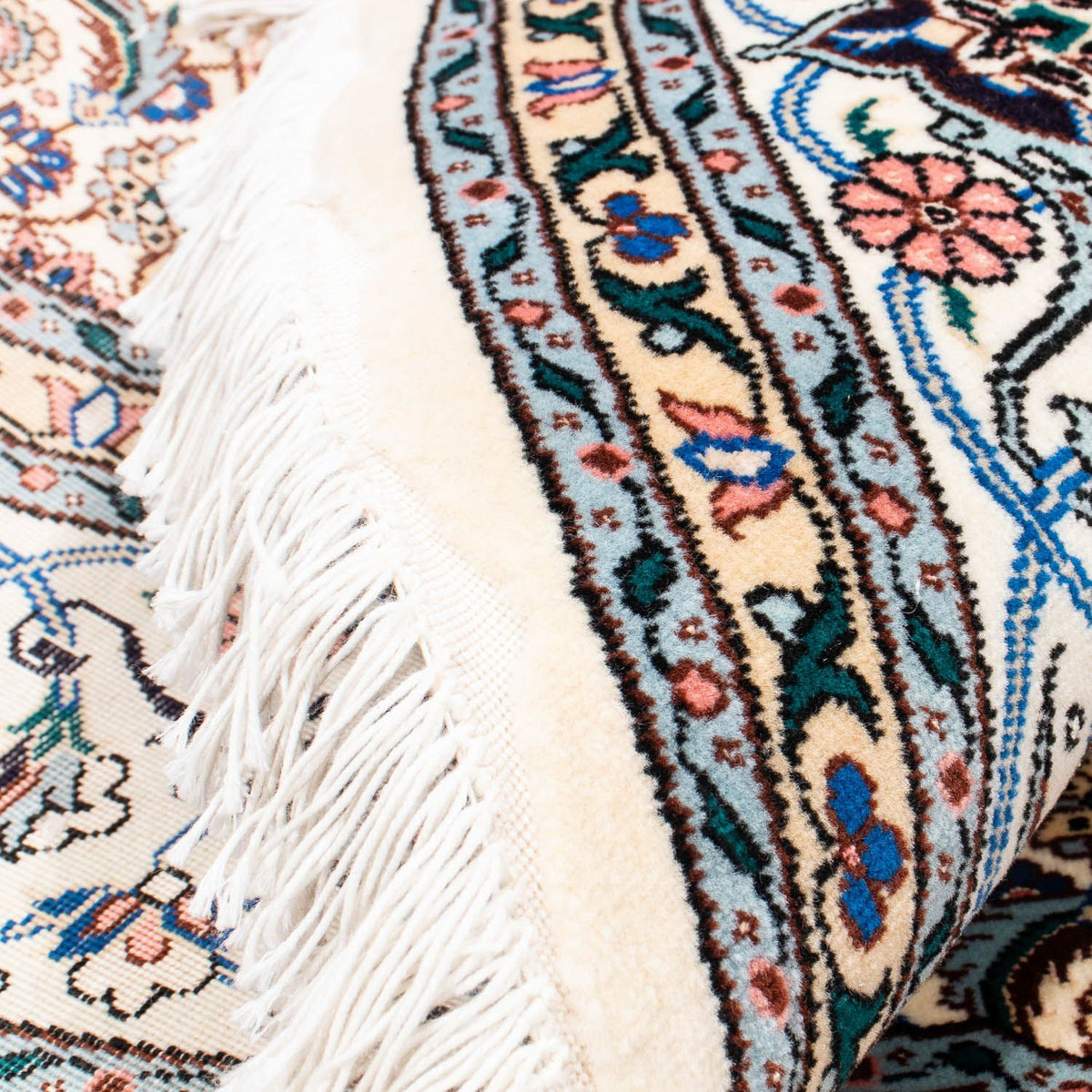 Tapis persan - Tabriz - Royal ronde - 150 x 150 cm - beige