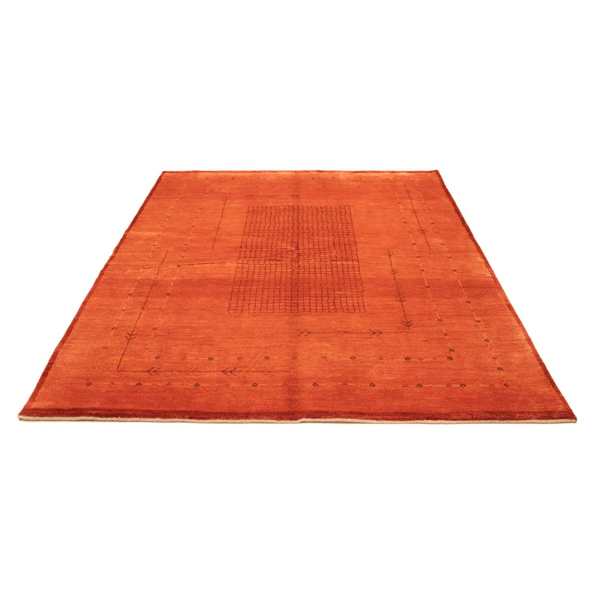 Tapis Gabbeh - Persan - 230 x 168 cm - rouge