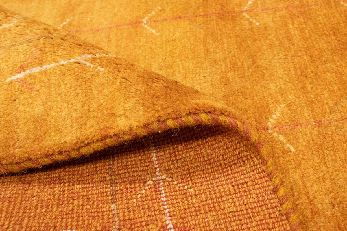 Tapis Gabbeh - Persan - 193 x 151 cm - or