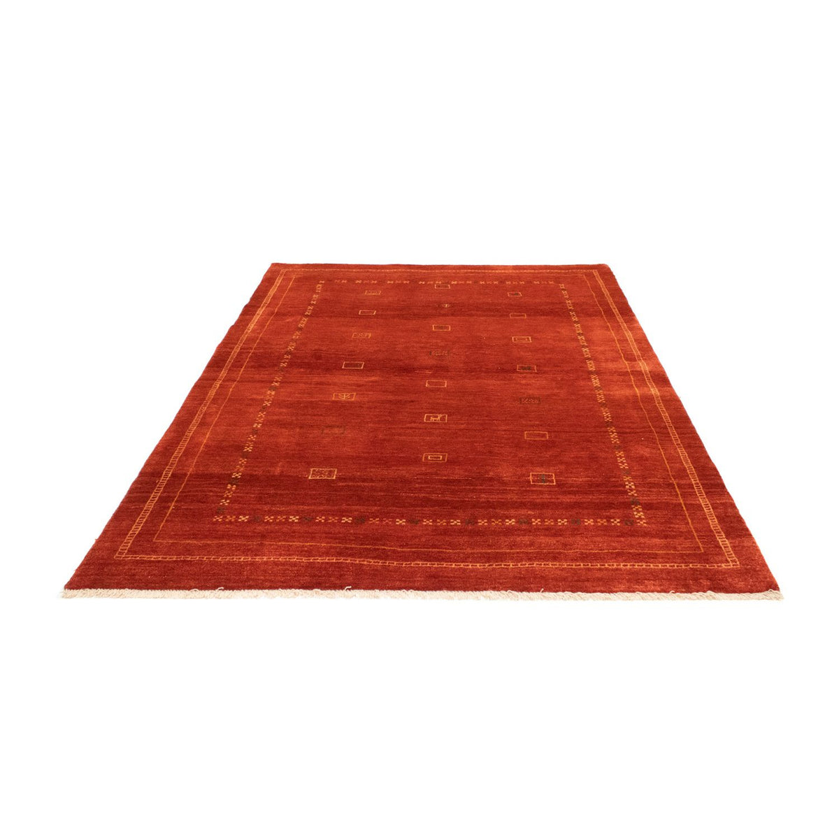 Tapis Gabbeh - Persan - 236 x 171 cm - rouge