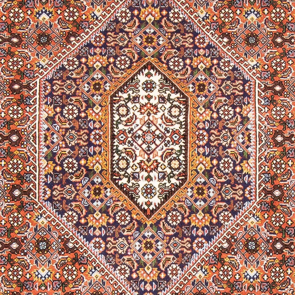 Tapis persan - Bidjar - 164 x 112 cm - bleu